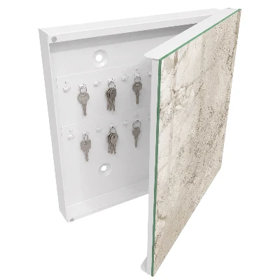 Beige texture Key cabinet