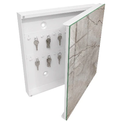 Stone wall-mounted key box stylish design