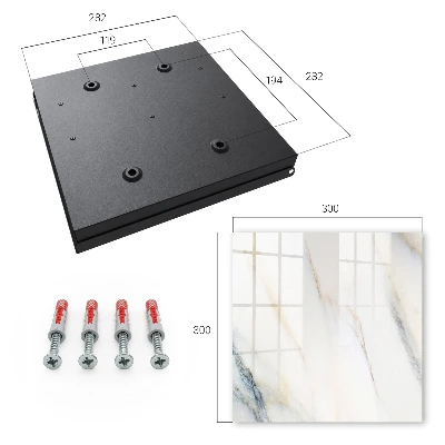 Marbled effect Key cabinet