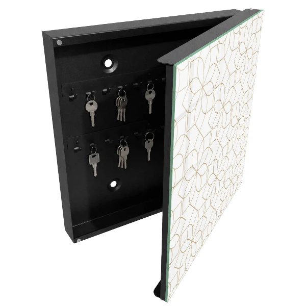 Floral pattern Key box for wall