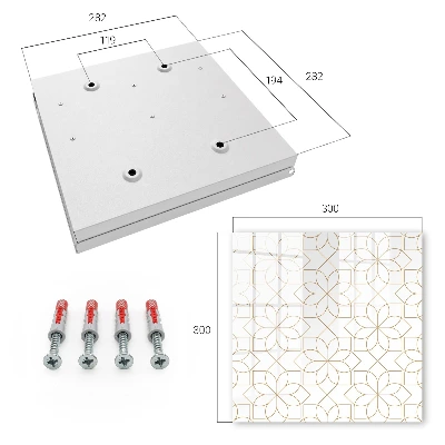 Floral pattern Key box for wall