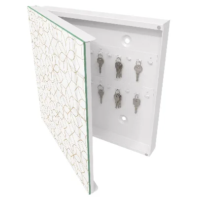 Floral pattern Key box for wall