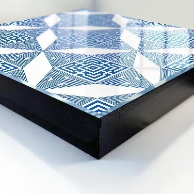 Geometric pattern Wall mounted key box