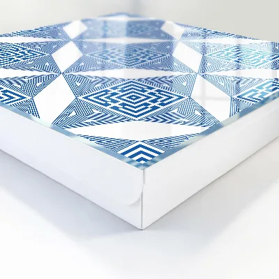 Geometric pattern Wall mounted key box