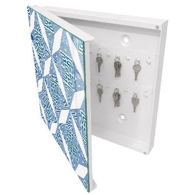 Geometric pattern Wall mounted key box