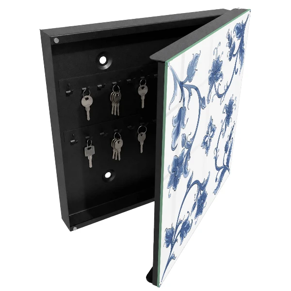 Floral patterns Key box for wall