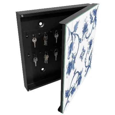 Floral patterns Key box for wall