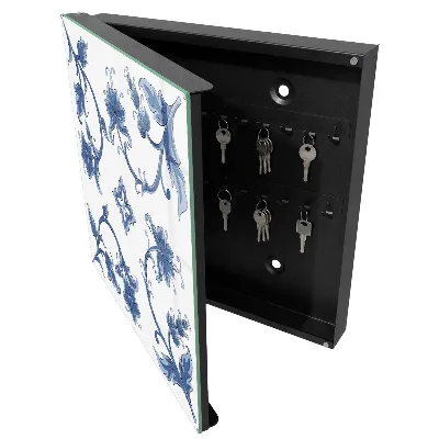 Floral patterns Key box for wall