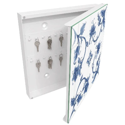 Floral patterns Key box for wall