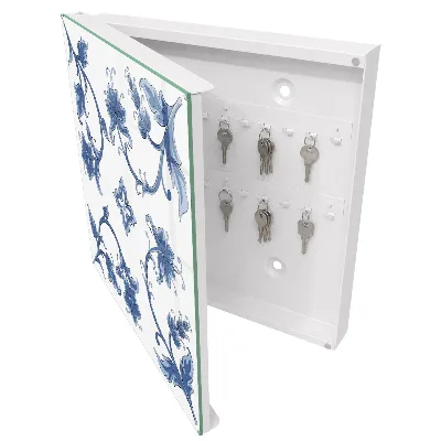 Floral patterns Key box for wall