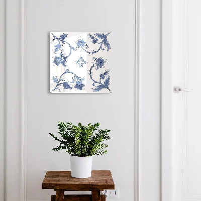 Floral patterns Key box for wall