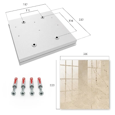 Marble creation Key box for wall