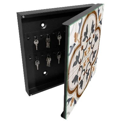 Geometric elegance Wall mounted key box