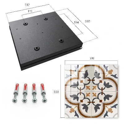 Geometric elegance Wall mounted key box