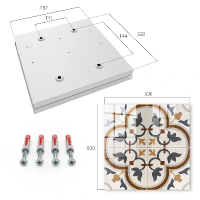 Geometric elegance Wall mounted key box