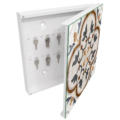 Geometric elegance Wall mounted key box