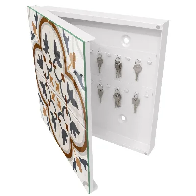 Geometric elegance Wall mounted key box