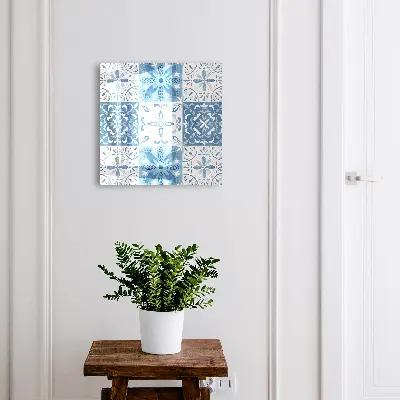 Geometric tiles Key cabinet