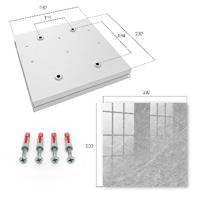 Marble texture Key box for wall