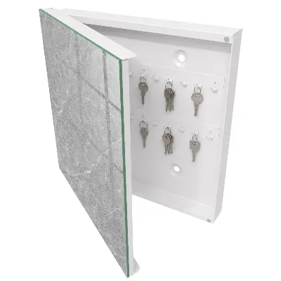 Marble texture Key box for wall