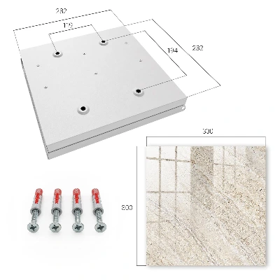 Light marble Key cabinet