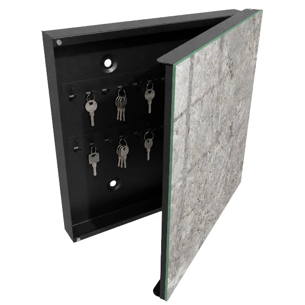 Marble background Wall mounted key box