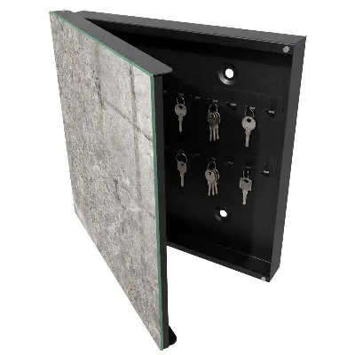 Marble background Wall mounted key box