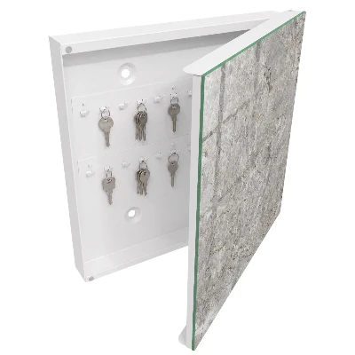 Marble background Wall mounted key box