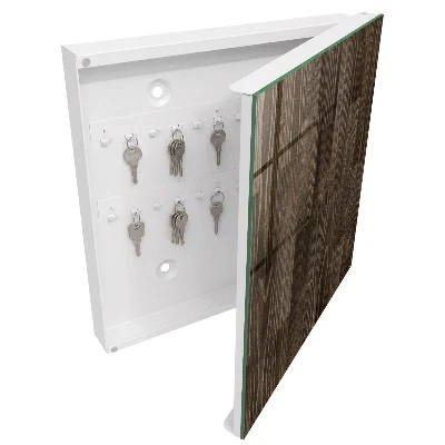 Brown wood Key cabinet