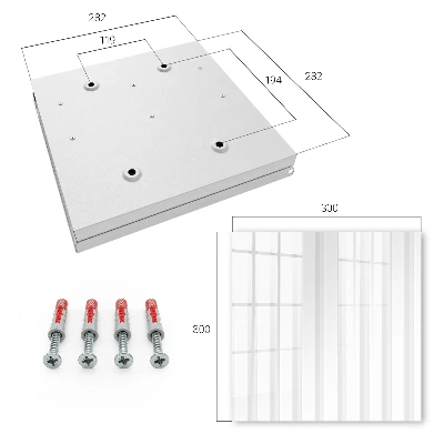 Vertical stripes Key box for wall