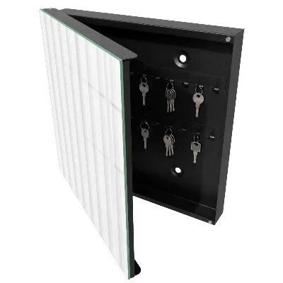 Vertical stripes Key box for wall