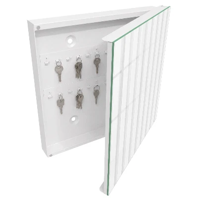 Vertical stripes Key box for wall