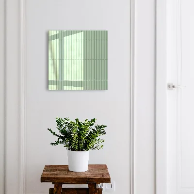 Green stripes Key box for wall