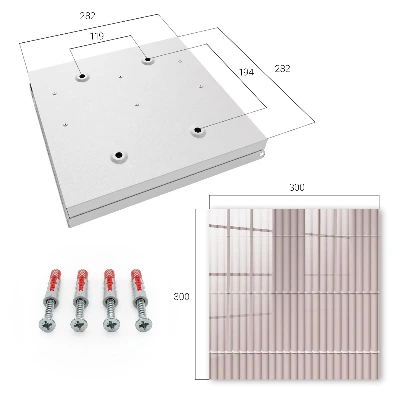 Minimalist texture Wall mounted key box
