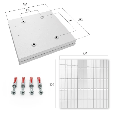 Subtle geometry Key cabinet