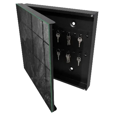 Grey stone Key cabinet
