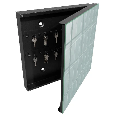 Blue tiles Wall mounted key box