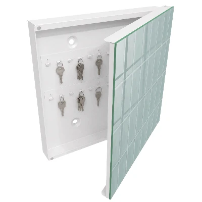 Blue tiles Wall mounted key box