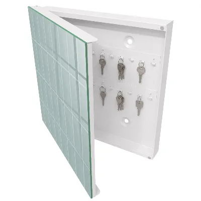 Blue tiles Wall mounted key box