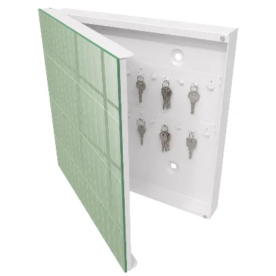 Green grid Wall mounted key box
