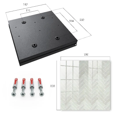 Herringbone pattern Wall mounted key box