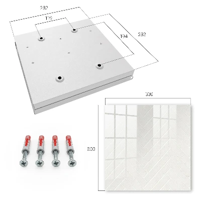 Light pattern Key box for wall