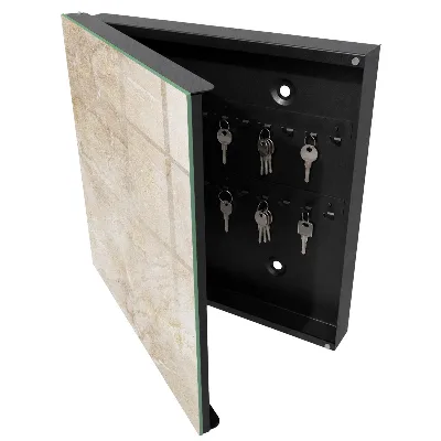 Beige marble Key cabinet