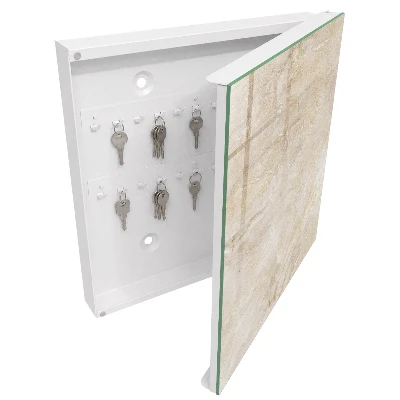 Beige marble Key cabinet