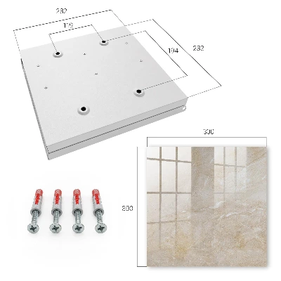 Mineral elegance Key box for wall