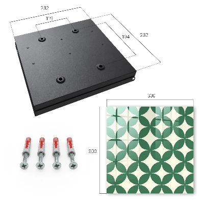 Green circles Key cabinet