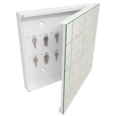 Beige stone Key cabinet