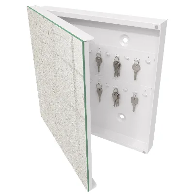 Beige stone Key cabinet