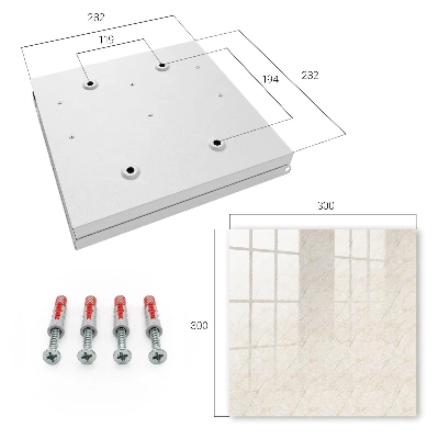 Marble elegance Key box for wall