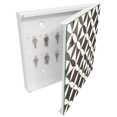 Geometric composition Key cabinet